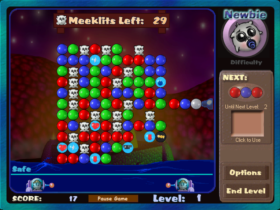 Kliktopia Details for Meeklits v1.70 by Blue Tea Games